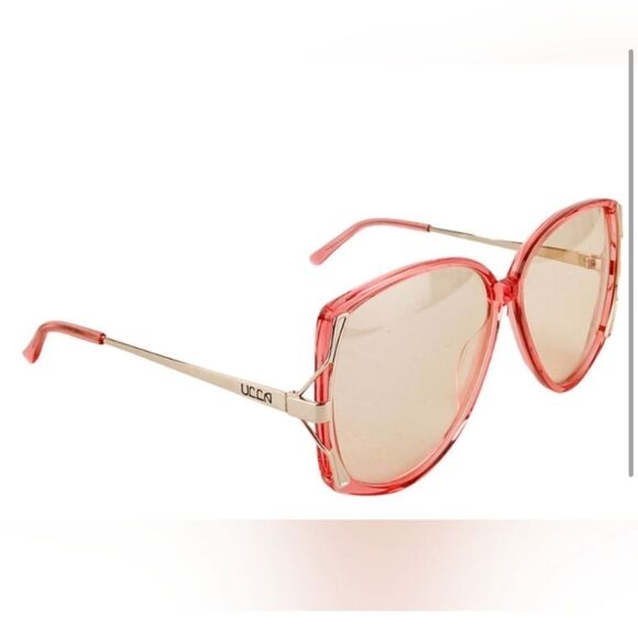 NIB Ulla Johnson Callista Sunglasses in Rose - Picture 3 of 11
